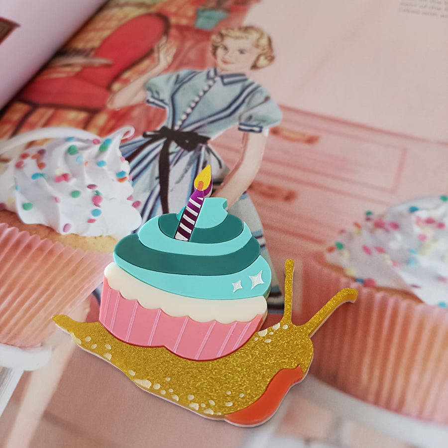 Bright and Bubbly : Silvia's Adventures : Birthday Silvia Brooch