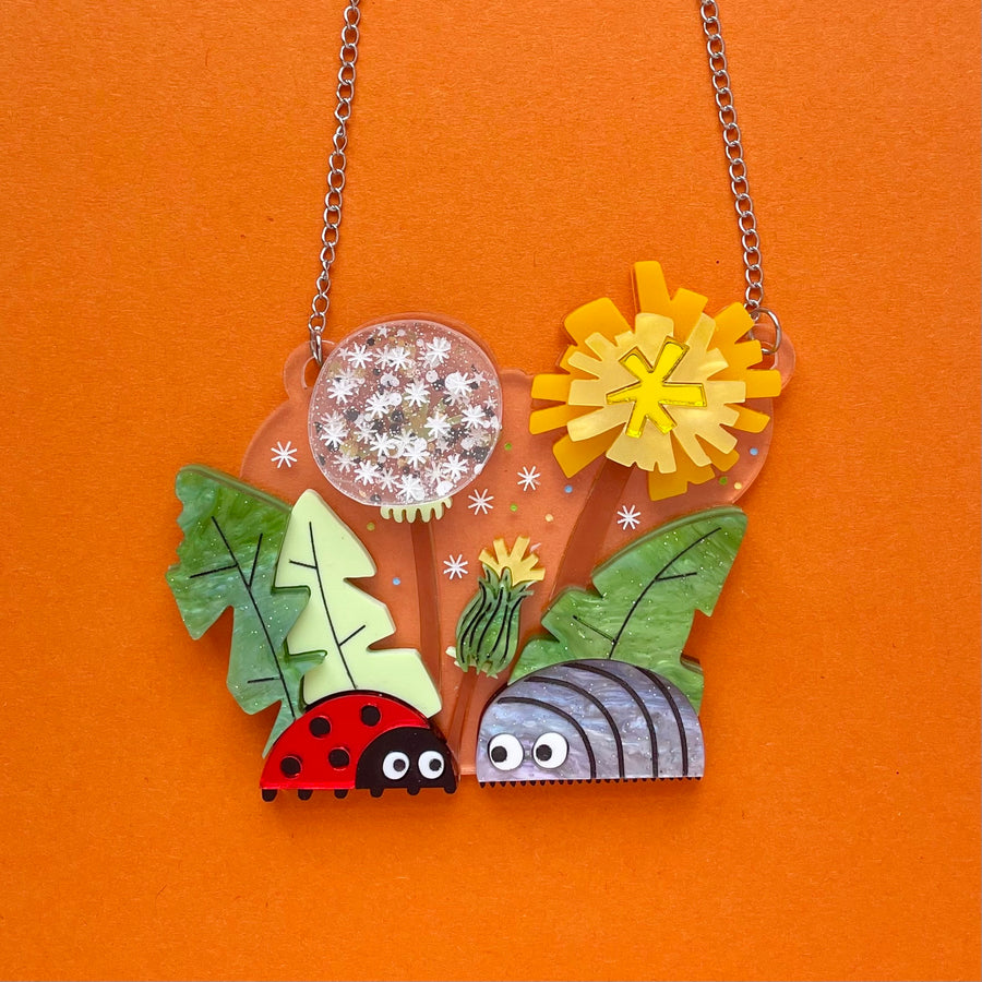 Happy Stuff Studio : Dandelion Statement Necklace [PRE-ORDER]