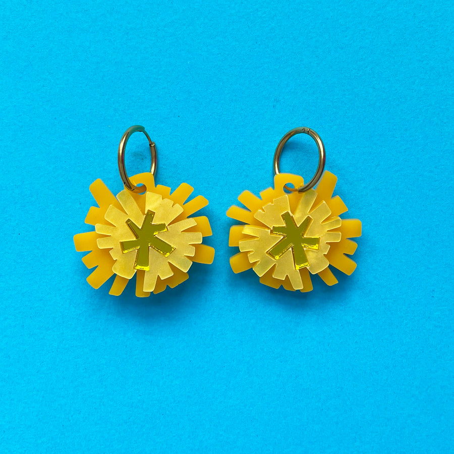 Happy Stuff Studio : Dandelion Earrings [PRE-ORDER]