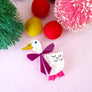 Bright and Bubbly : Christmas : Daisy the Duck Brooch