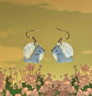 Tantalising Treasures : Flowers, Fairytales & Friends : Wolf Earrings