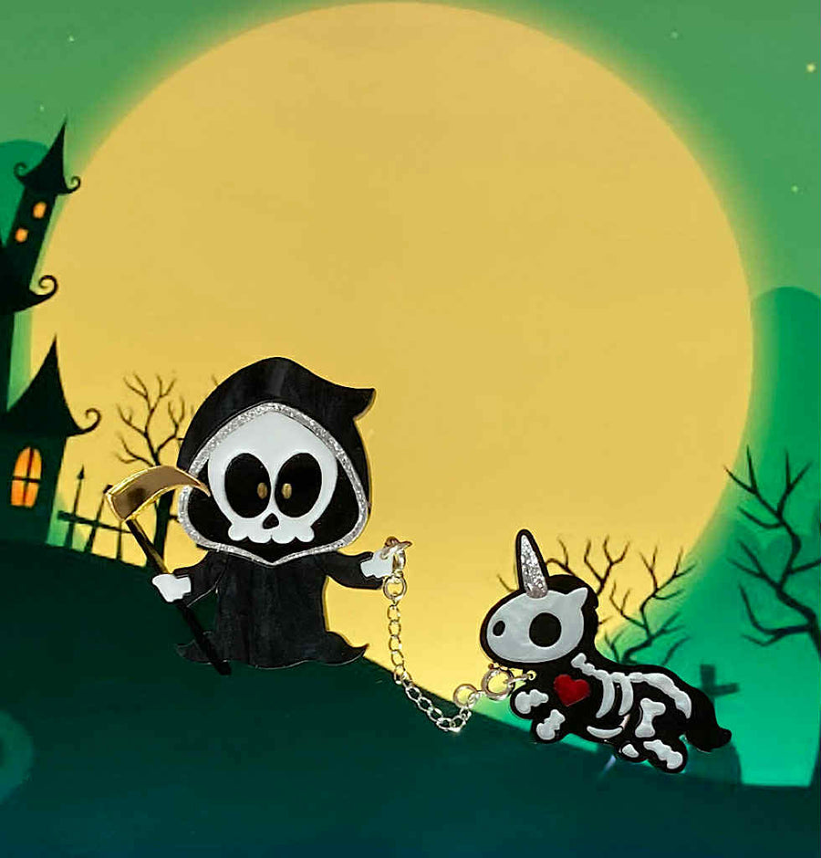 Tantalising Treasures : Halloween : Reaper & The Unicorn Set