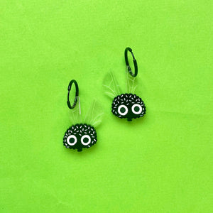 Happy Stuff Studio : Frog and Fly Earrings [PRE-ORDER]