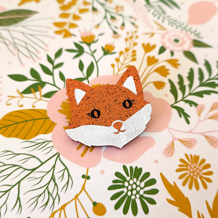 Bright and Bubbly : Sweet Creatures : Fox Mini Brooch