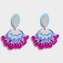 Bobbi Frances : Pastel Days : Petal Mosaic Earrings