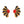 LaliBlue : Spring Festival : Accordion Flower Earrings