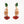 LaliBlue : Spring Festival : Trumpet with flower earrings