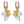 Bobbi Frances : Pastel Days : Leaf Serenade Earrings