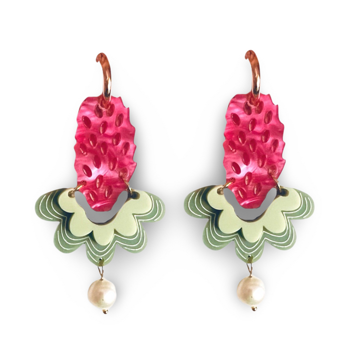 Bobbi Frances : Pastel Days : Banksia Breeze Earrings [PRE-ORDER]