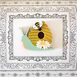Bright and Bubbly : Silvia's Adventures : Queen Bee Silvia Brooch
