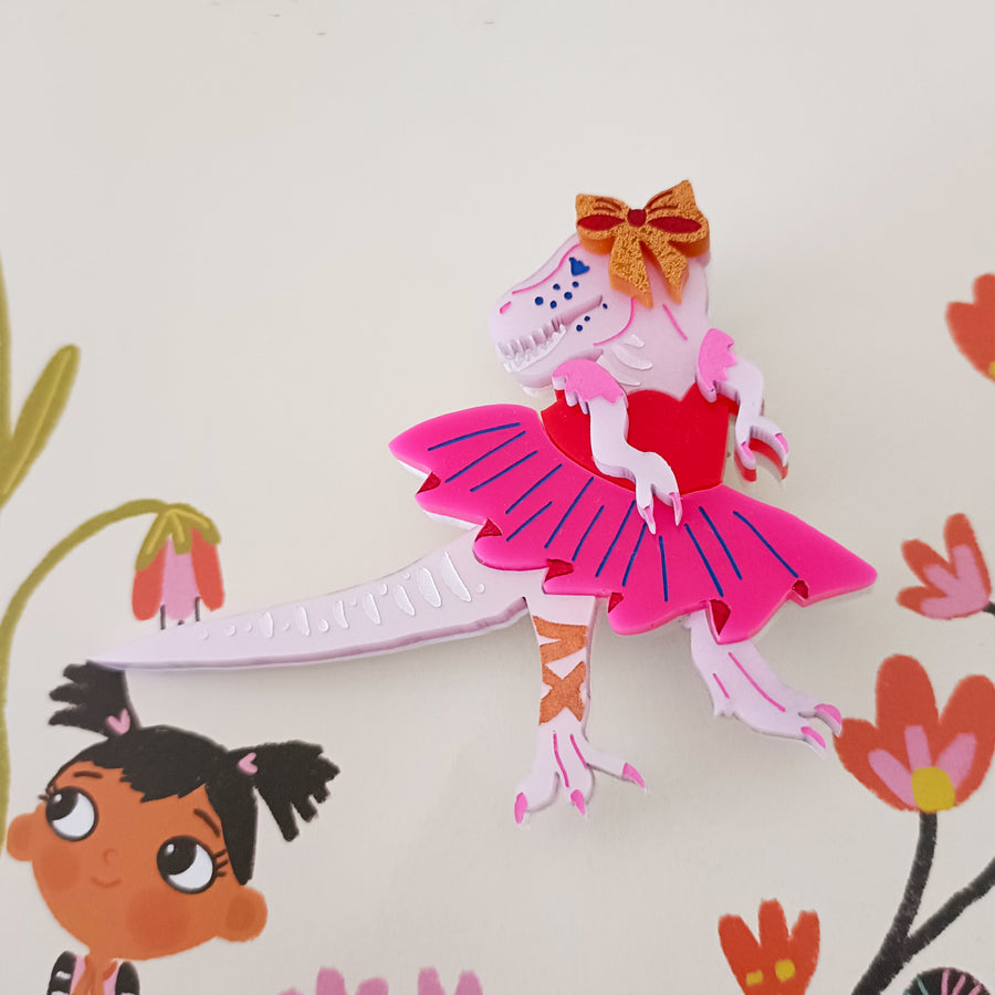 Bright and Bubbly : Roartastic : Trixie the T Rex Brooch