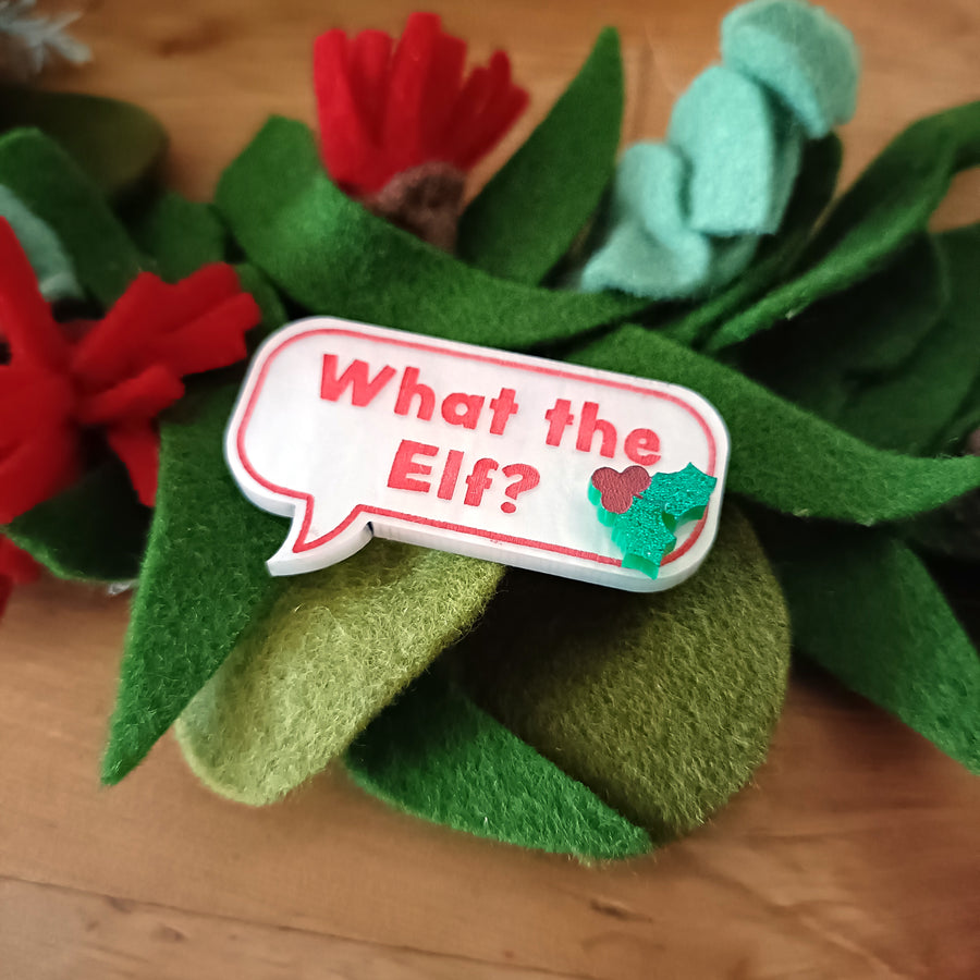 Bright and Bubbly : Christmas : What the Elf Brooch