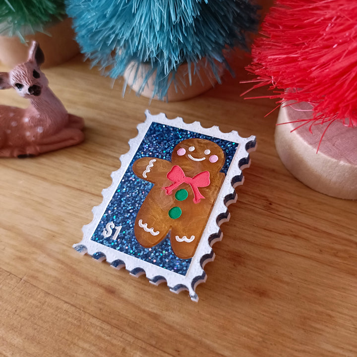 Bright and Bubbly : Christmas : Stamp - Gingerbread Man