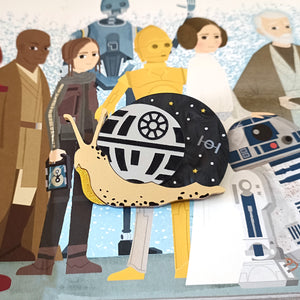 Bright and Bubbly : Silvia's Adventures : Silvia in a Galaxy Far Far Away Brooch