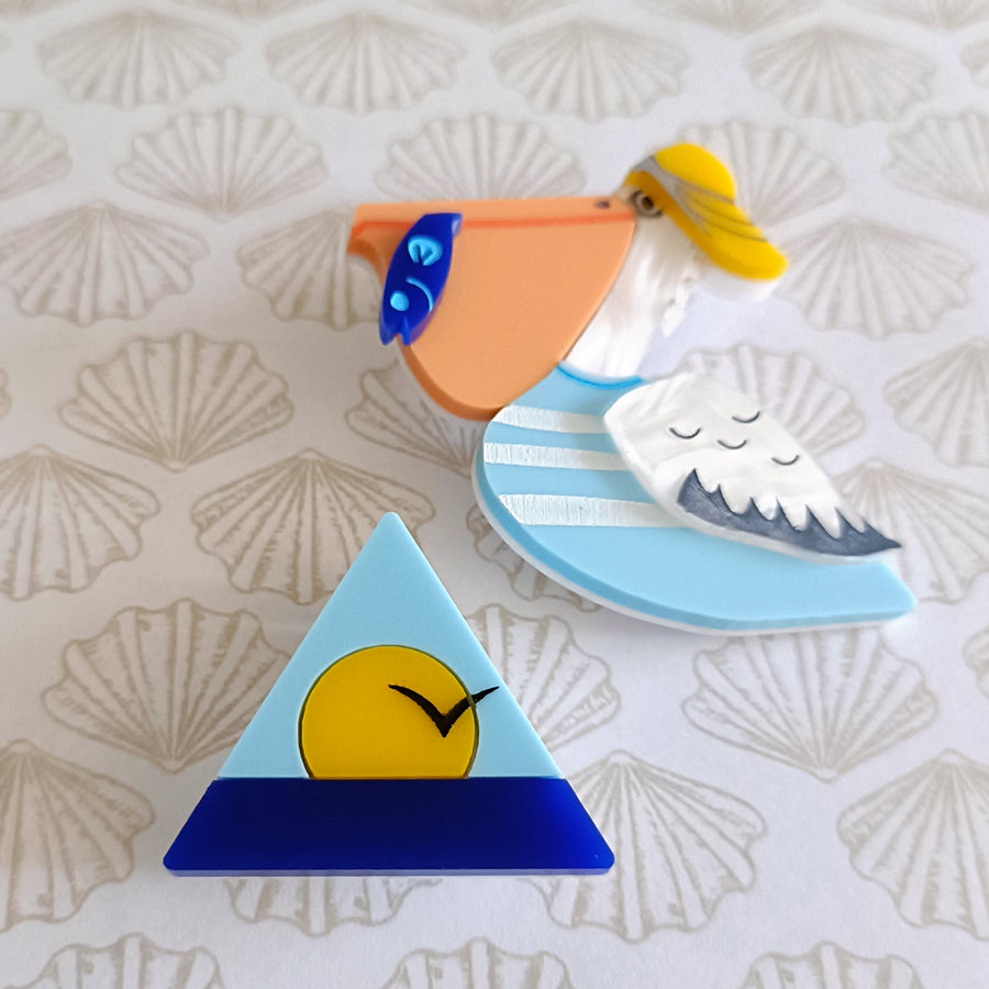 Bright and Bubbly : Ahoy There : Sunrise Brooch