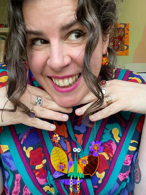 Happy Stuff Studio : Weird Bird - Statement Necklace [PRE-ORDER]