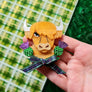 Cherryloco : Scottish Wildlife : Bonnie the highland cow brooch or necklace
