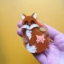 Cherryloco : Autumn : Fox and Cub Brooch