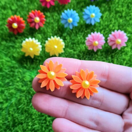 Cherryloco : Floral daisy stud earrings [PRE-ORDER]