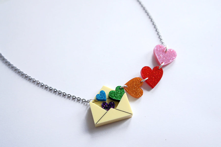 LaliBlue : Valentines : Love Letter Necklace