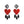 LaliBlue : Valentines :  Tears of Love Earrings [PRE-ORDER]
