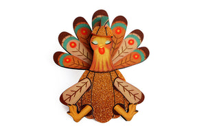 LaliBlue : Thanksgiving : Thanksgiving Turkey Brooch [PRE-ORDER]