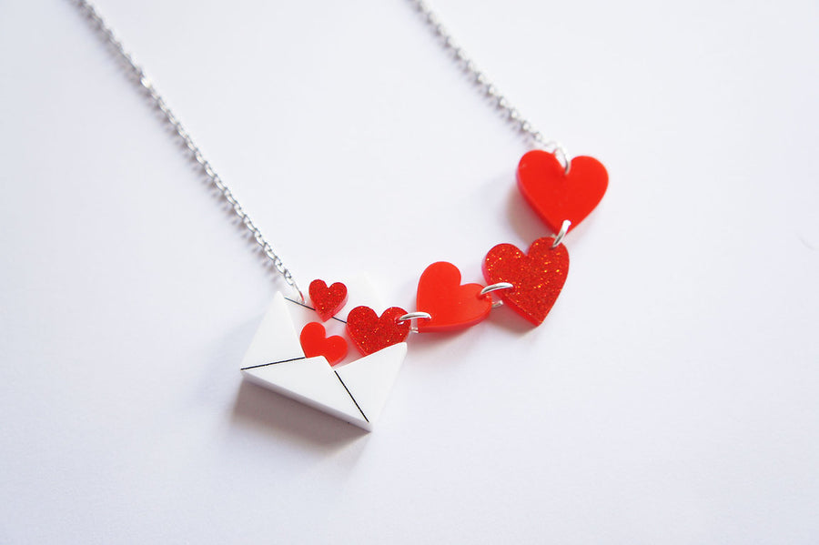 LaliBlue : Valentines : Love Letter Necklace [PRE-ORDER]