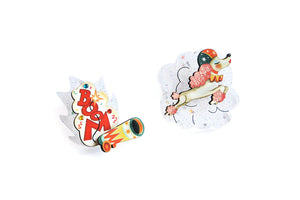 LaliBlue : Circus Freaks : The bullet poodle Brooches [PRE-ORDER]