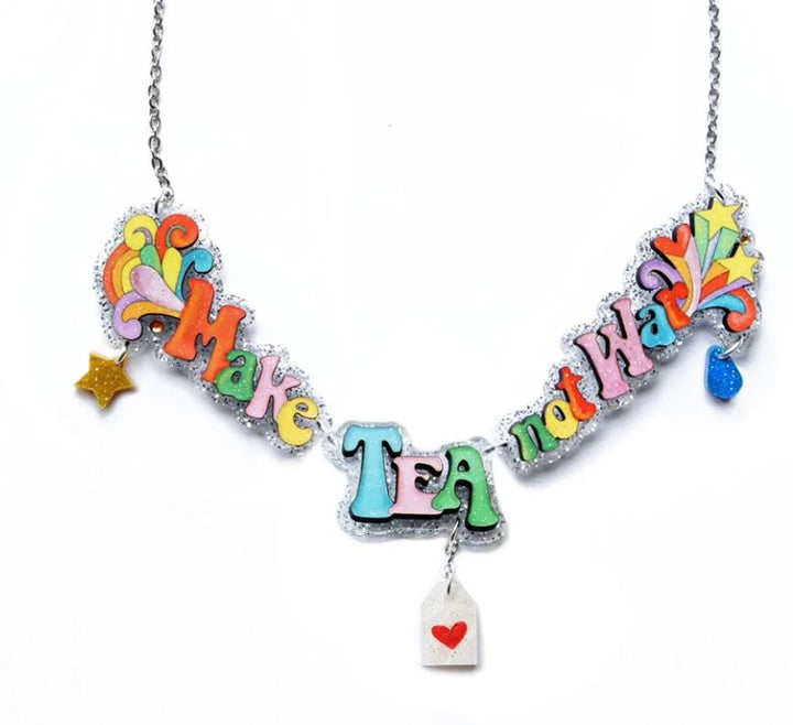 LaliBlue : Solidarity Collection : Not war Necklace