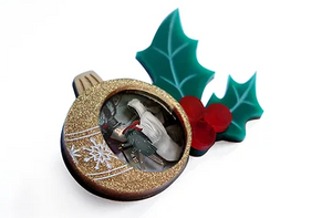 LaliBlue :  Christmas : A Christmas Carol brooch [PRE-ORDER]
