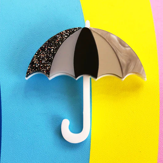 Umbrella brooch deals