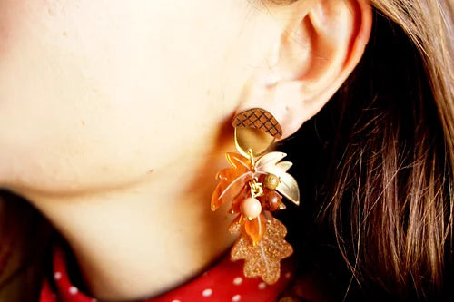 LaliBlue : Thanksgiving : Autumn Earrings [PRE-ORDER]