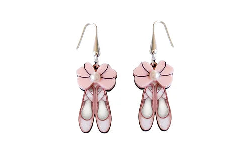 LaliBlue :  World Day : Ballet Shoes Earrings