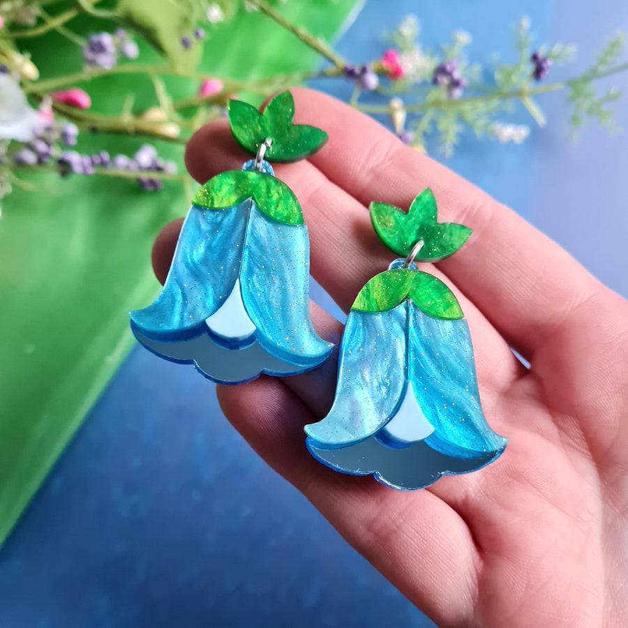 Cherryloco : Floral Collection : Bluebell Dangle Earrings
