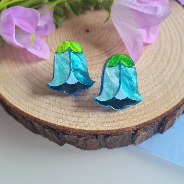 Cherryloco : Floral Collection : Bluebell Stud Earrings