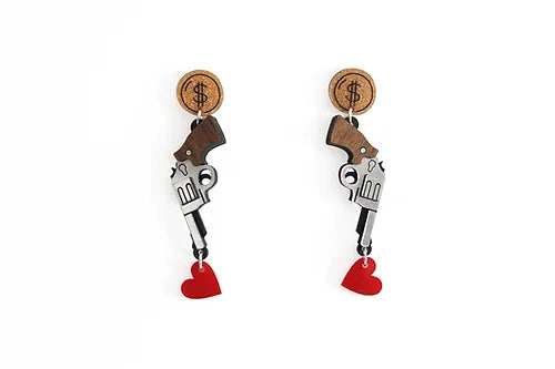 LaliBlue : Classic Films : Bonnie and Clyde Earrings [PRE-ORDER]