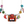 LaliBlue : Christmas : Chimney with stocking necklace