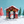 LaliBlue : Christmas : Christmas dog house brooch