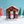 LaliBlue :  Christmas : Christmas dog house brooch [PRE-ORDER]