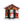 LaliBlue :  Christmas : Christmas dog house brooch [PRE-ORDER]