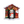 LaliBlue : Christmas : Christmas dog house brooch