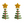 LaliBlue : Christmas : Green Christmas Tree Earrings