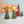 LaliBlue : Christmas : Green Christmas Tree Earrings