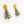LaliBlue :  Christmas : Green Christmas Tree Earrings [PRE-ORDER]