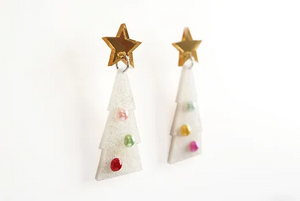 LaliBlue :  Christmas : Christmas Tree earrings [PRE-ORDER]