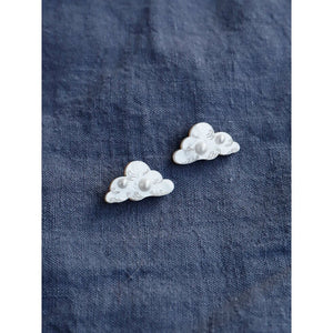 Wolf & Moon : Cloud Stud Earrings