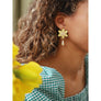 Wolf & Moon : Daffodil Pearl Studs