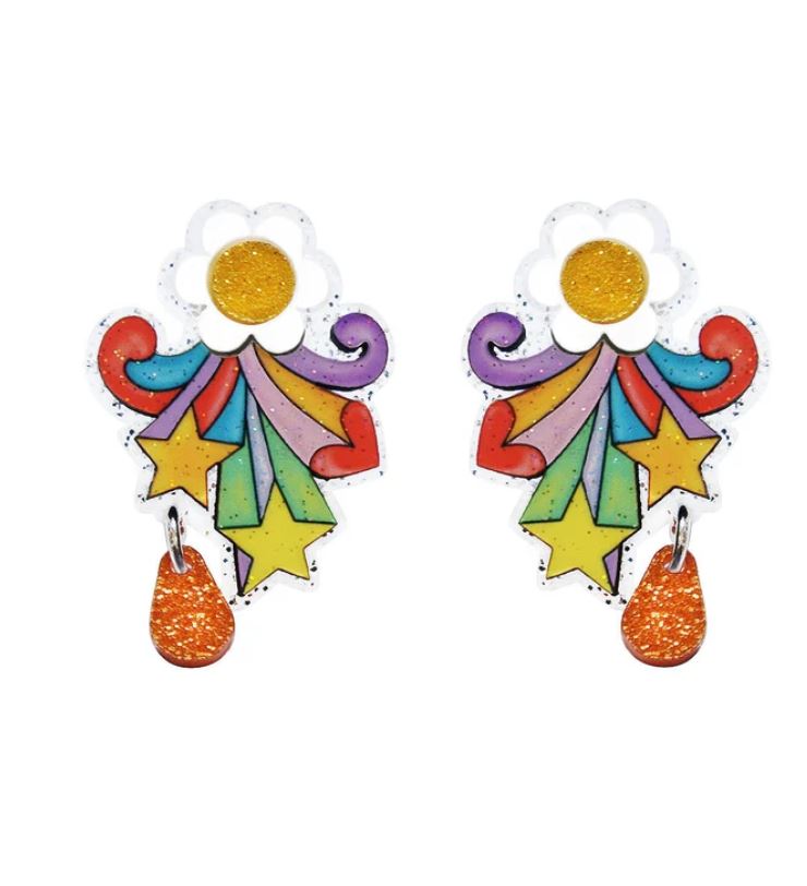 LaliBlue : Solidarity Collection : Flower Power Earrings