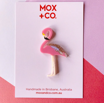 Mox & Co : Flamingo Brooch