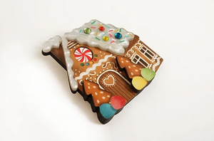 LaliBlue :  Christmas : Gingerbread House brooch [PRE-ORDER]